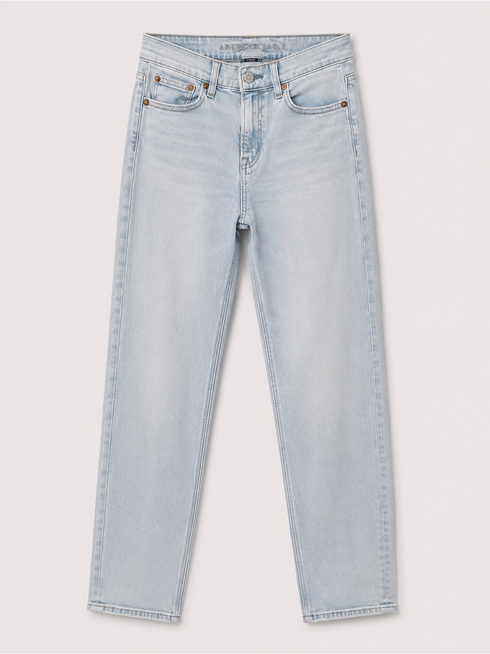 American Eagle Outfitters Light Blue Straight Leg Jeans